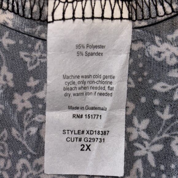 Kaileigh Sz 2X Magdalena Knit Tiered Dress Black White Formal Cottage Core NWT - Picture 4 of 9